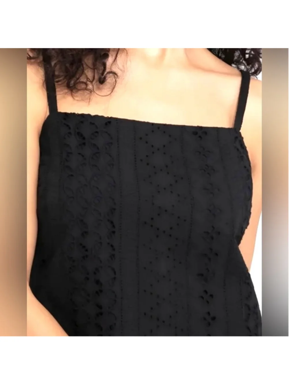 Sanctuary Black Eyelet Sleeveless MiniDress - Picture 8 of 9